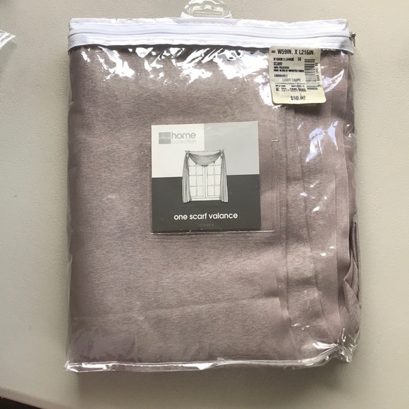 Sheer Window Scarf Valance Set of 4 - Picture 7 of 10